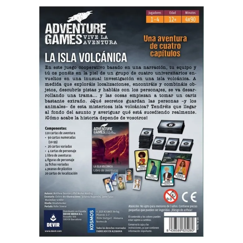Adventure Games: la Isla Volcanica