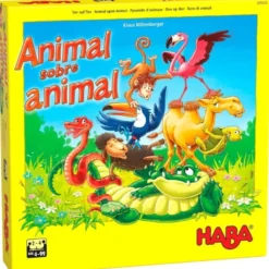 Animal sobre animal: el Tambaleante juego de Apilar
