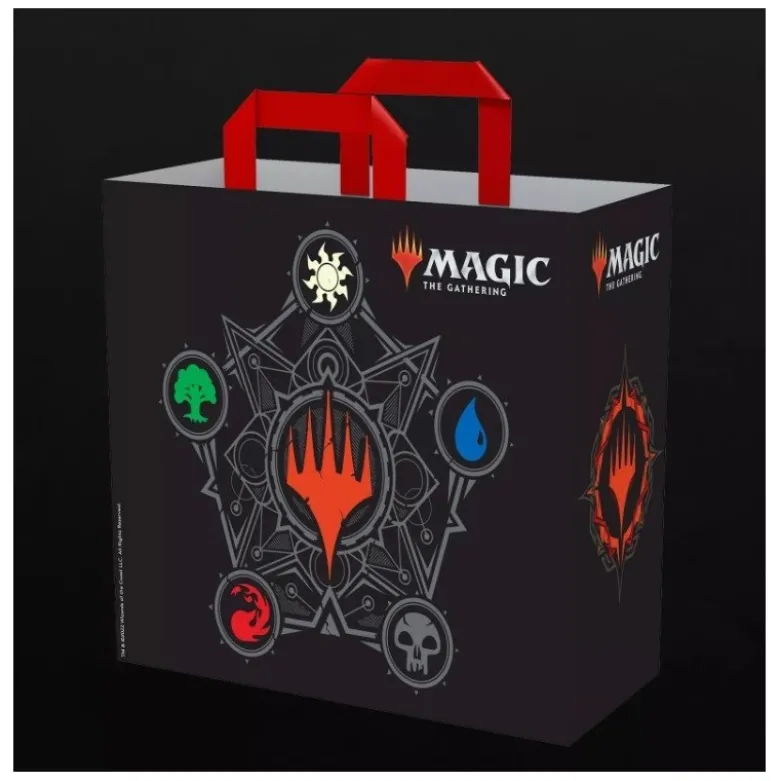 Bolsa Reciclable con Asas para transportar juegos: Modelo Magic the Gathering Mana 5 Colores