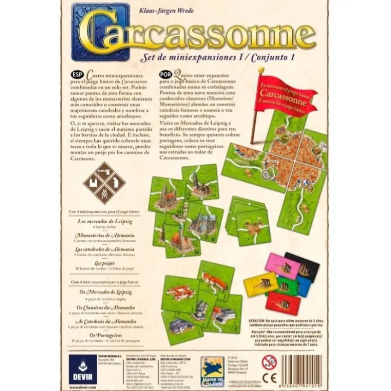 Carcassonne: Set de Miniexpansiones 1