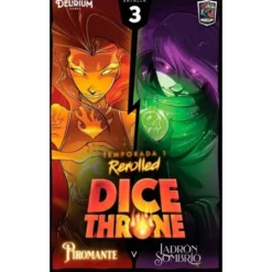 Dice Throne Temporada 1 Rerolled: Piromante vs Ladron Sombrio (castellano)