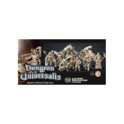 Dungeon Universalis: Set de Miniaturas y Libro Aventuras Especiales para Heroes (castellano)