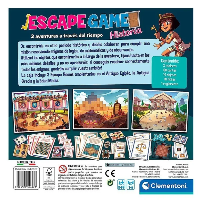 Escape Game: Historia