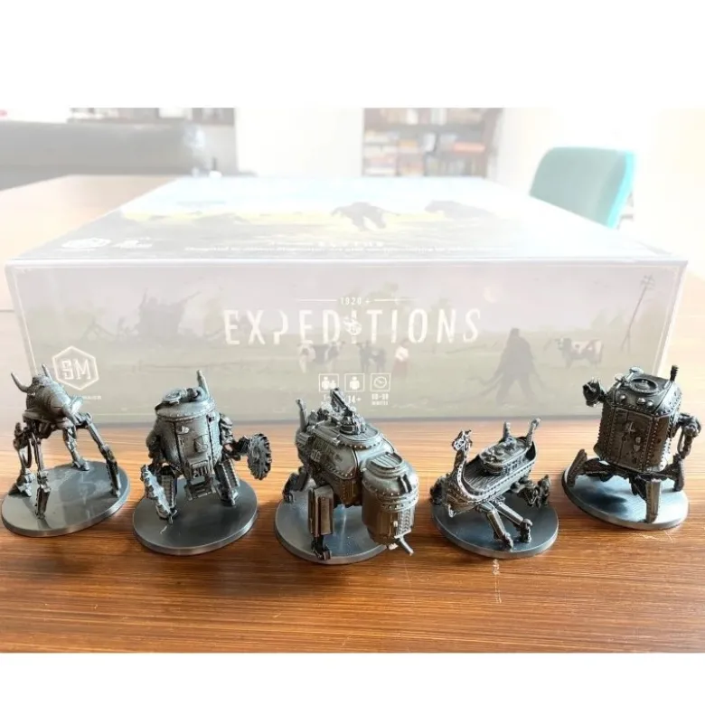 Expediciones: una secuela de Scythe - Pack de Mech Metalicos