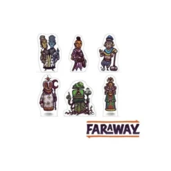 Faraway: Meeples de Madera