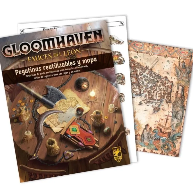 Gloomhaven: Fauces del Leon Pegatinas Reutilizables