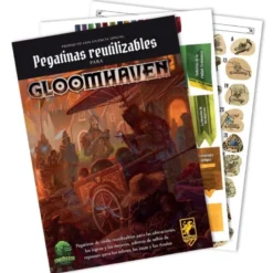 Gloomhaven: pegatinas reutilizables