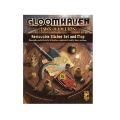 Gloomhaven: removable sticker set and map: Jaws of the Lion
