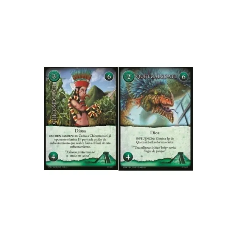 Guerra de Mitos 2 - Griegos y Aztecas + Carta Promo