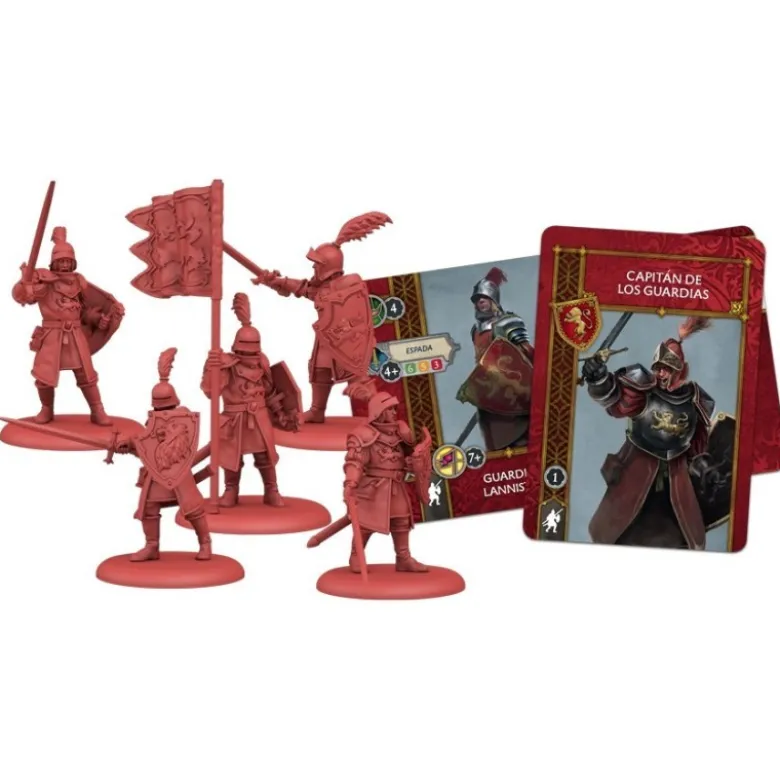 Juego de Tronos: Cancion de hielo y fuego el juego de miniaturas: Guardias Lannister