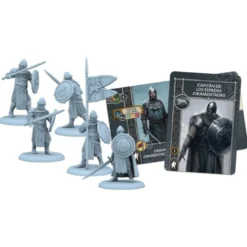 Juego de Tronos: Cancion de hielo y fuego el juego de miniaturas: Espadas juramentadas Stark