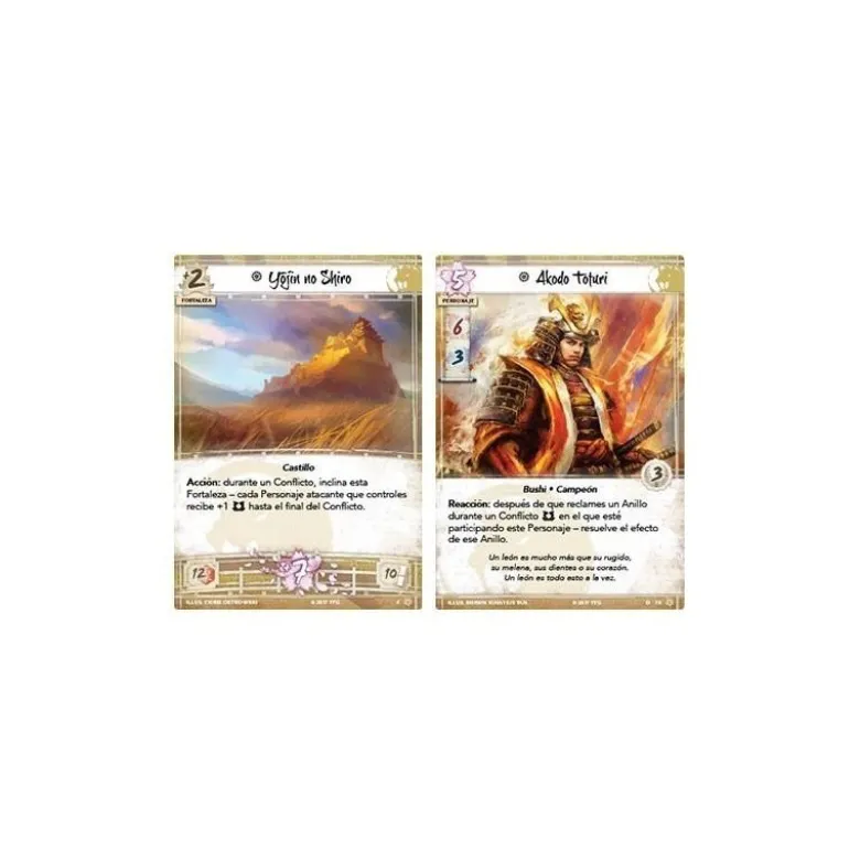 La Leyenda de los Cinco Anillos LCG: mazo del clan leon