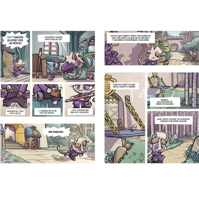 Libro Juego Infantil 01: Gatitos y Dragones