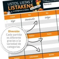Listos, Listas y Listakens - Edicion Clasica