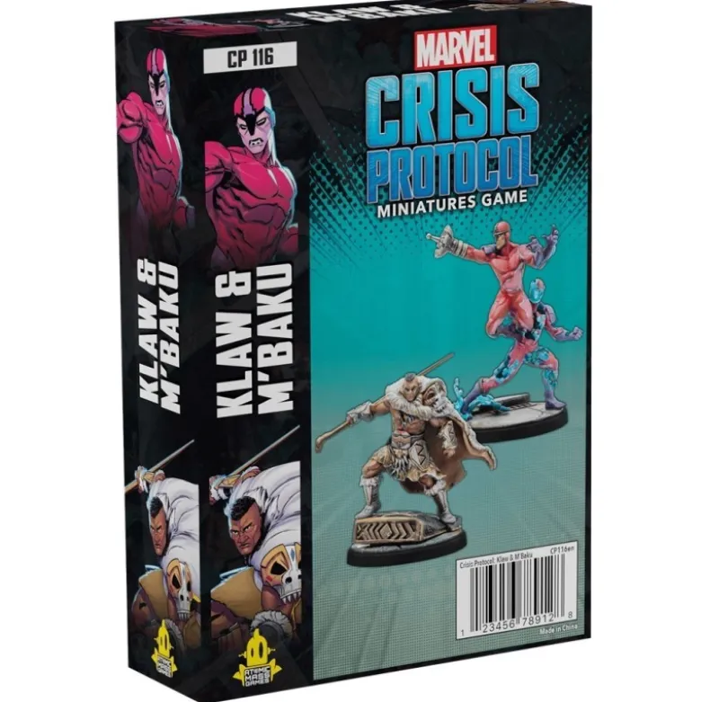 Marvel Crisis Protocol Klaw and MBaku