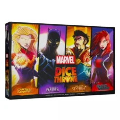 Marvel Dice Throne: Capitana Marvel, Black Panther, Doctor Strange, Viuda Negra (castellano)