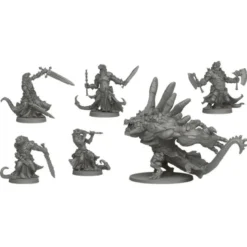 Massive Darkness. Caja de enemigos: Reptisaurios