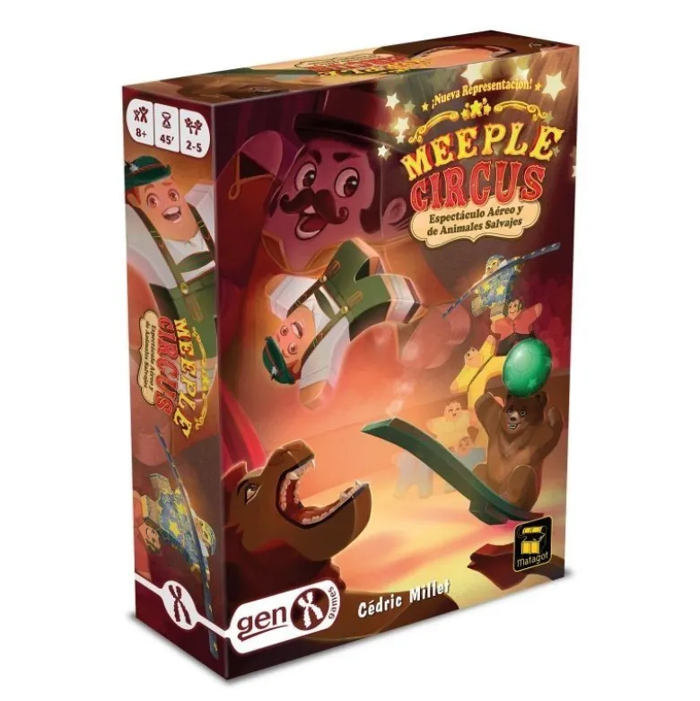 Meeple circus: Espectaculo Aereo y de Animales Salvajes