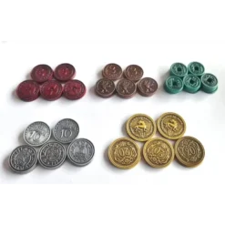 Monedas metalicas para Scythe o Expediciones