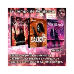Pack Mundo de Tinieblas: Vampiro la Mascarada Segunda Inquisicion y Cazador la Venganza + PROMO