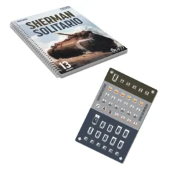Pack Sherman Solitario: juego y plancha de fichas