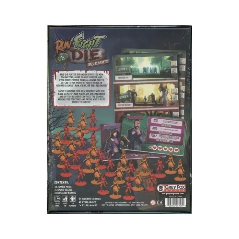 Run Fight or Die Reloaded: 5 - 6 player expansion