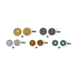 Scythe: monedas metalicas