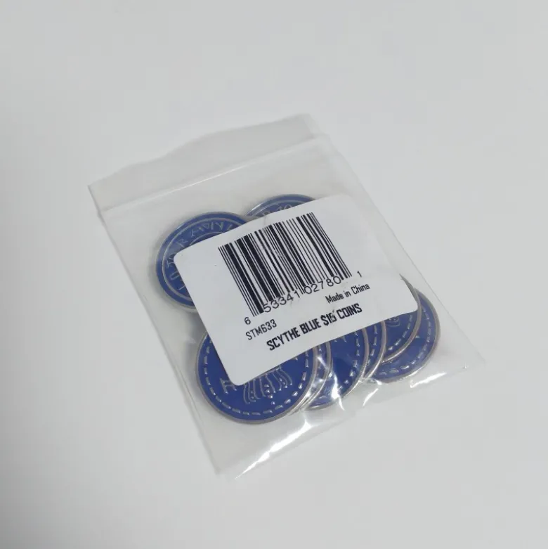 Scythe: monedas metalicas $10 (x15)