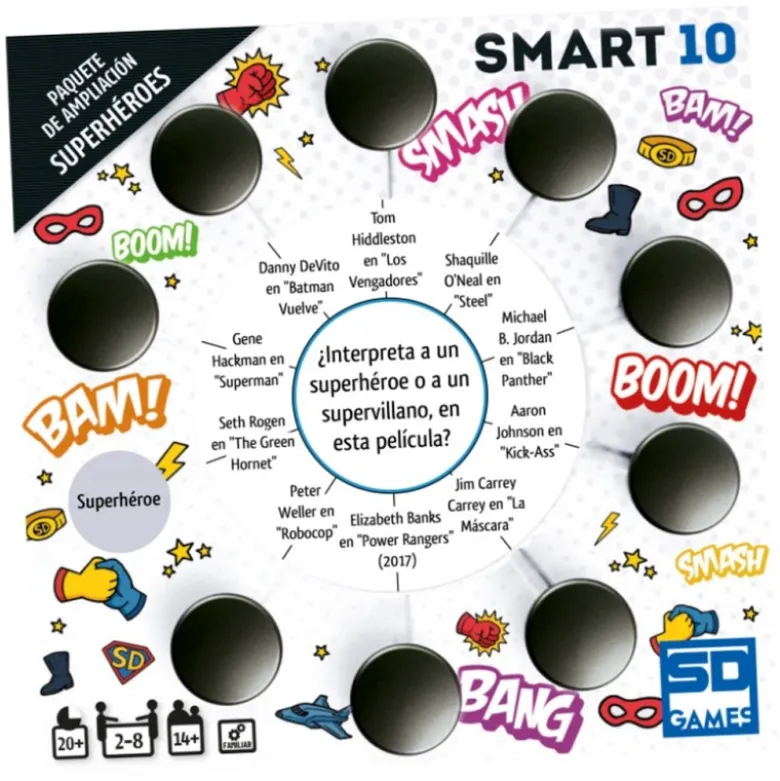 Smart 10: Superheroes - Paquete de Ampliacion