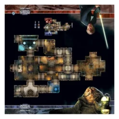 Star Wars Imperial Assault: Tablero de Escaramuza del palacio de Jabba