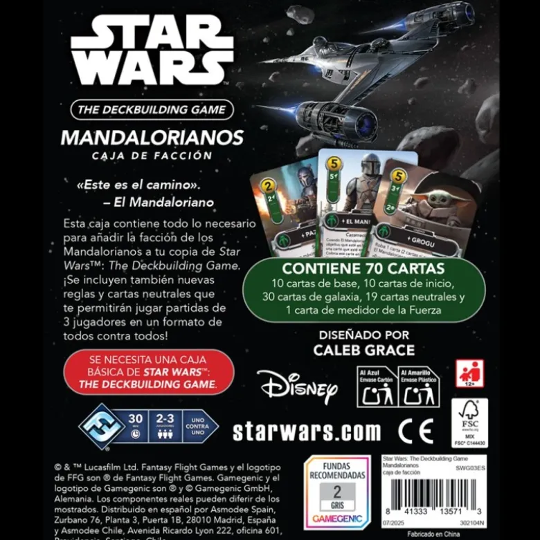 Star Wars: the Deckbuilding Game - Mandalorianos, caja de faccion (castellano)