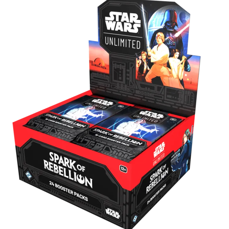 Star Wars Unlimited: Spark of Rebellion (La Chispa de la Rebelion) - Caja de 24 Sobres (ingles) -