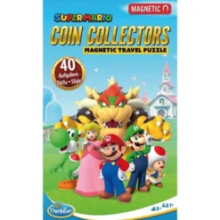 Super Mario Coin Collectors: Magnetic Travel Puzzle (castellano)