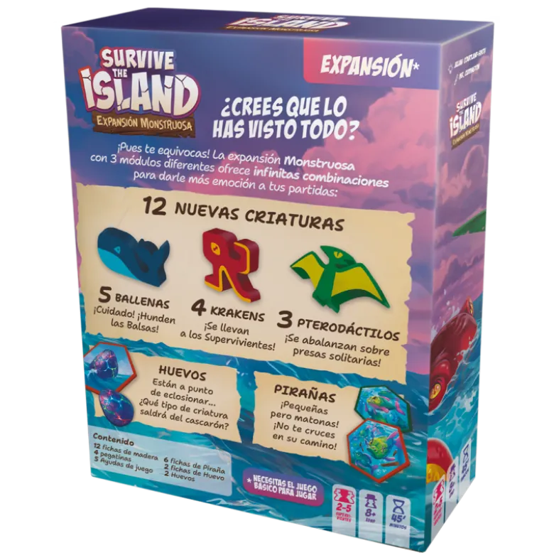 Survive The Island: Expansion Monstruosa
