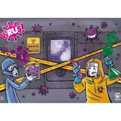 Tapete de neopreno: Virus 60 x 90 cm