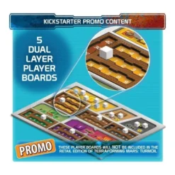 Terraforming Mars Conflictos: Tableros de Jugador (Promo KS)
