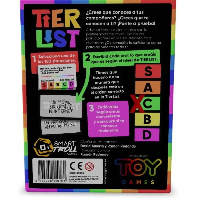 Tier List (castellano)