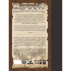 Vampiro V20: Diario de la Jyhad de Beckett
