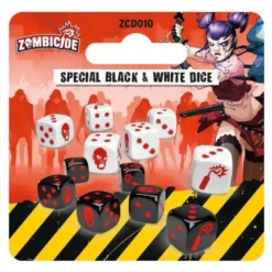 Zombicide Segunda Edicion: Special Black and White Dice (castellano)